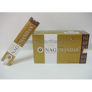 Golden Nag Chandan 15gr -Sándalo- (12x15gr)